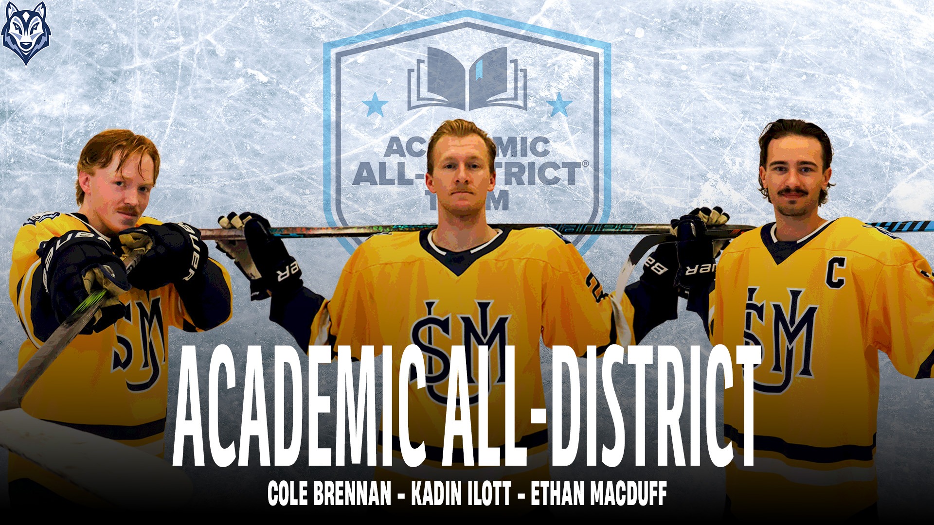 Brennan, Ilott and MacDuff 2026 CSC Academic All-District