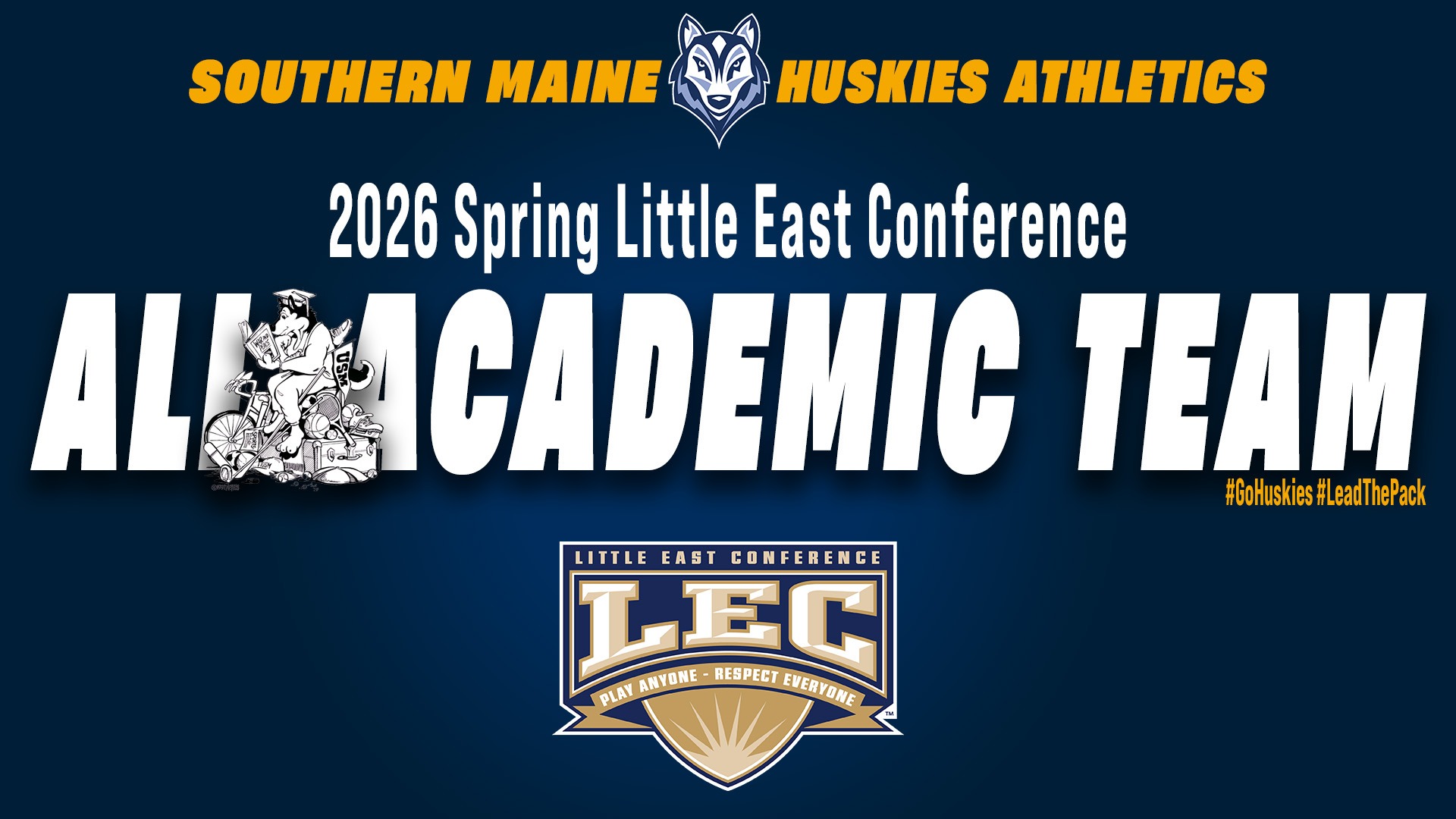 2026 LEC Spring All-Academic Team Header