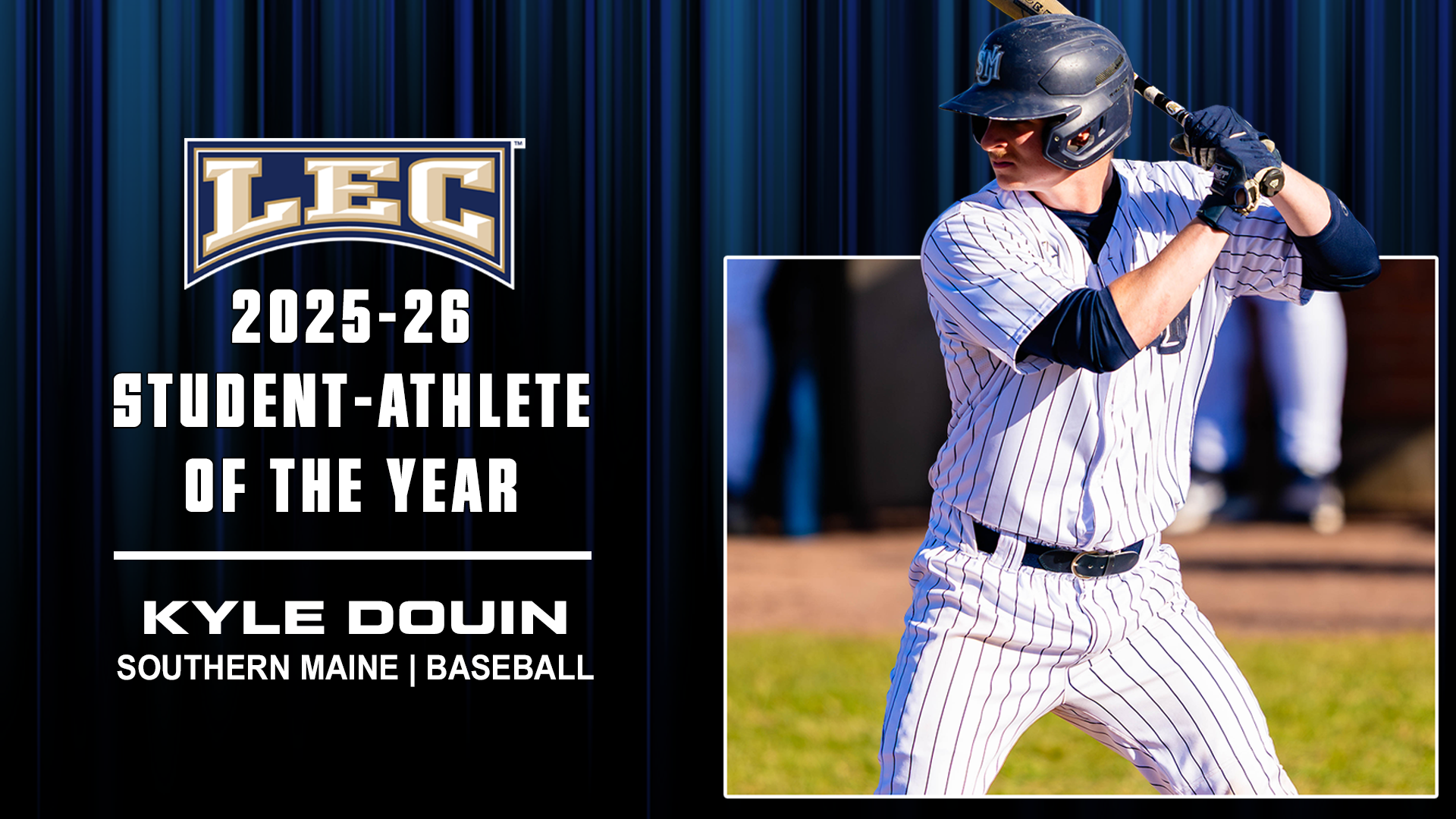 Kyle Douin Baseball - LEC Student Athlete of the Year