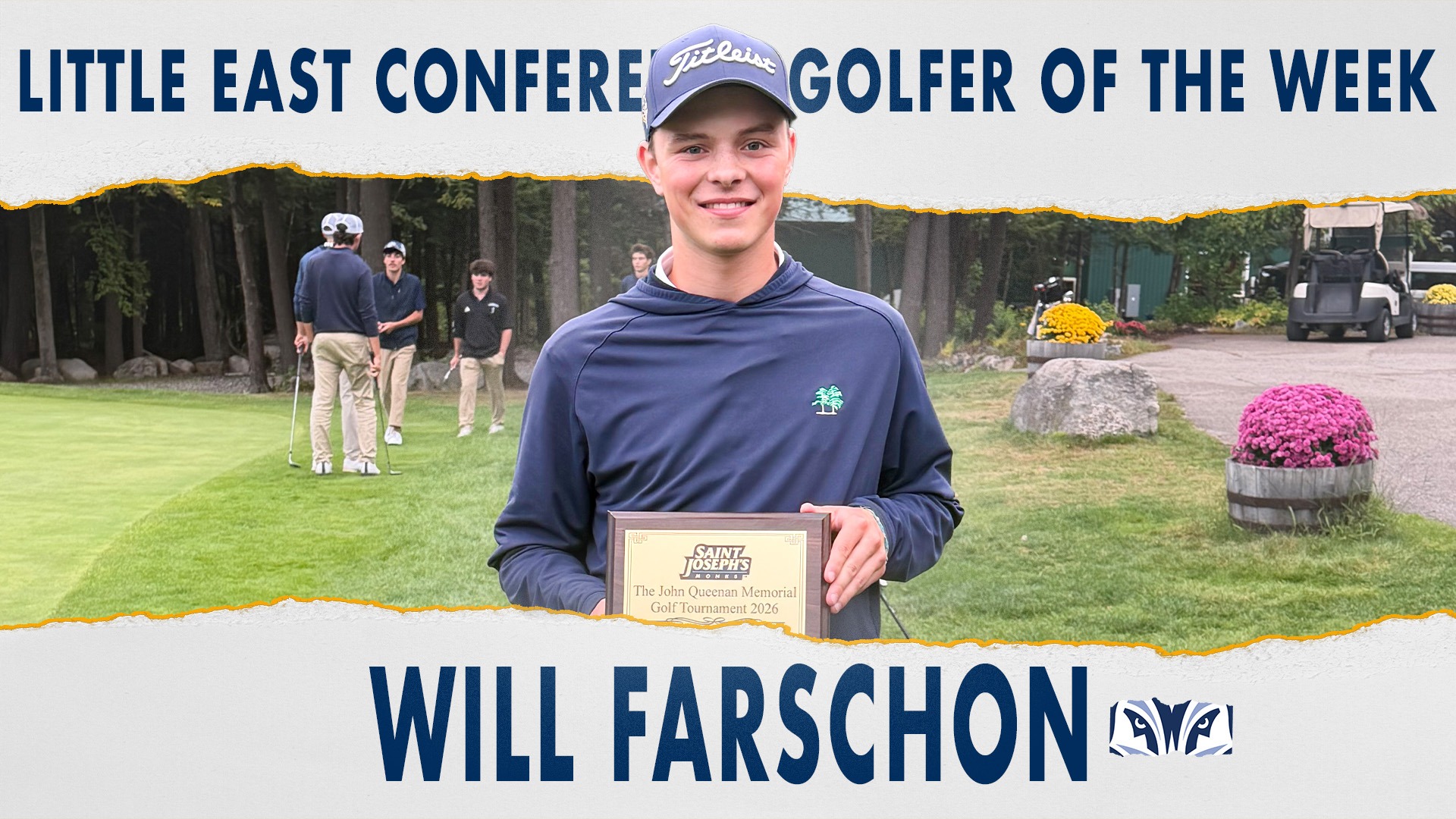 Will Farschon LIttle East Conference Golfer of the Week 9/15/26