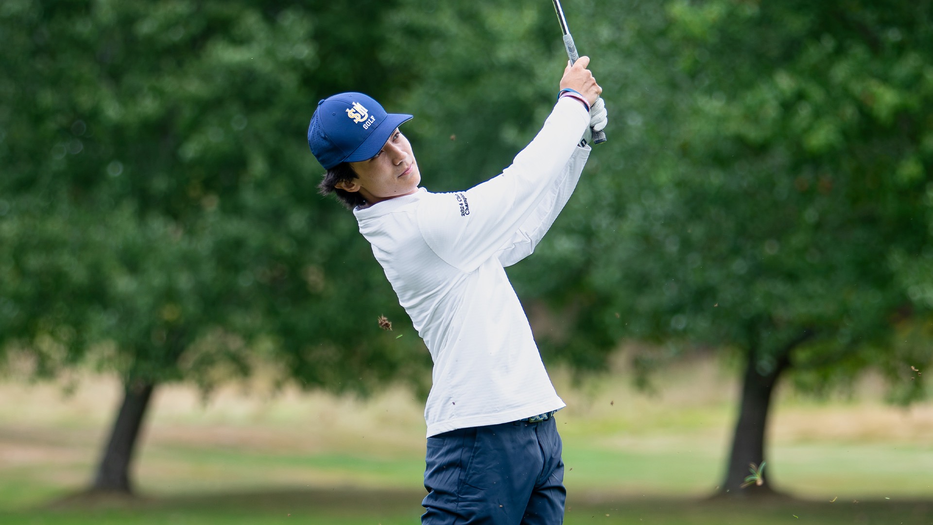 SJ Welch After Teeing Off at Riverside Golf Course