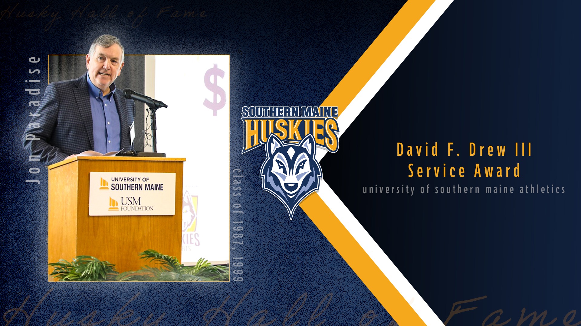2026 Dusty Drew Service Award Winner Jon Paradise 