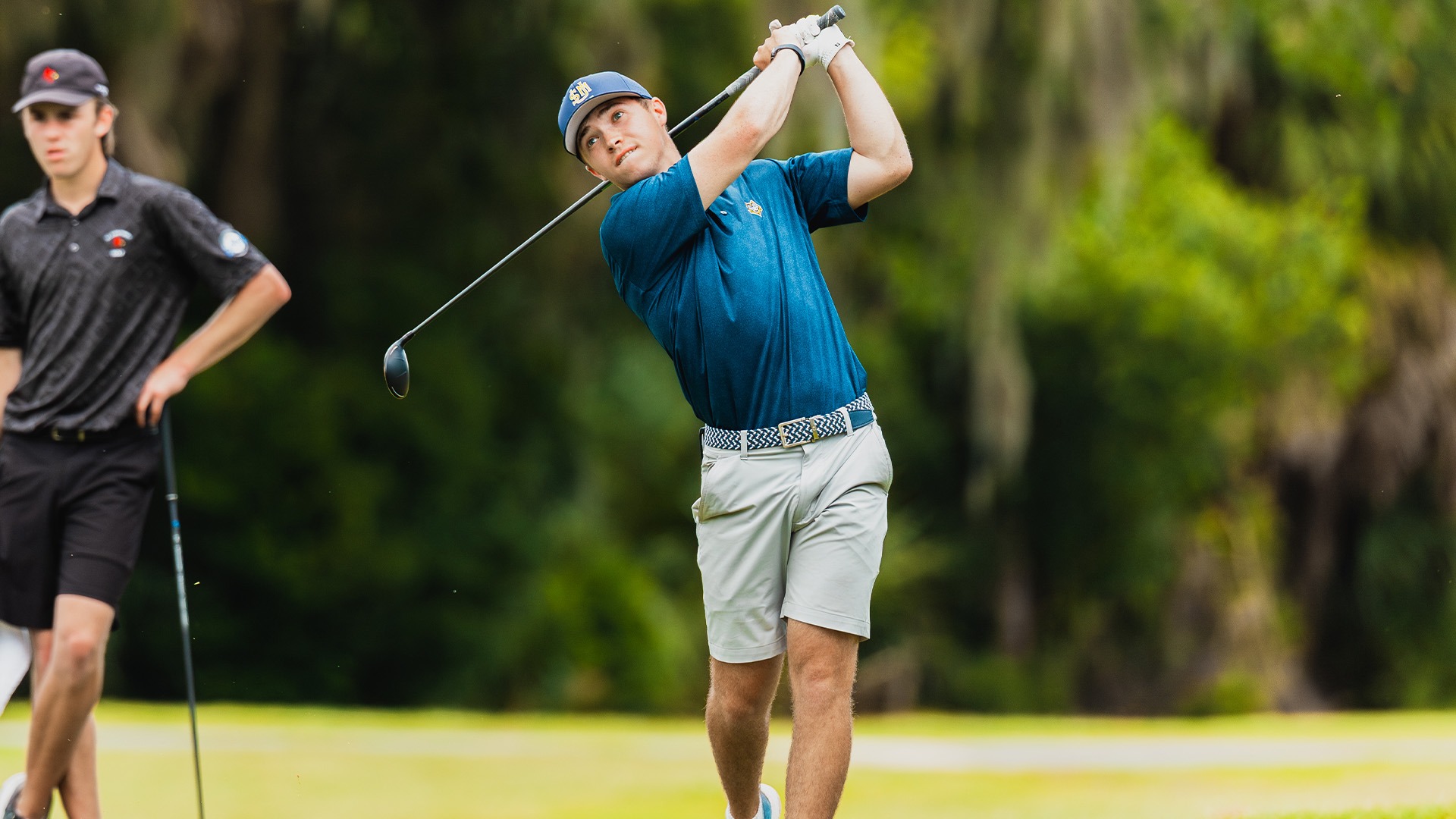 Alex Grant After a Swing at the 2026 NCAA Championship