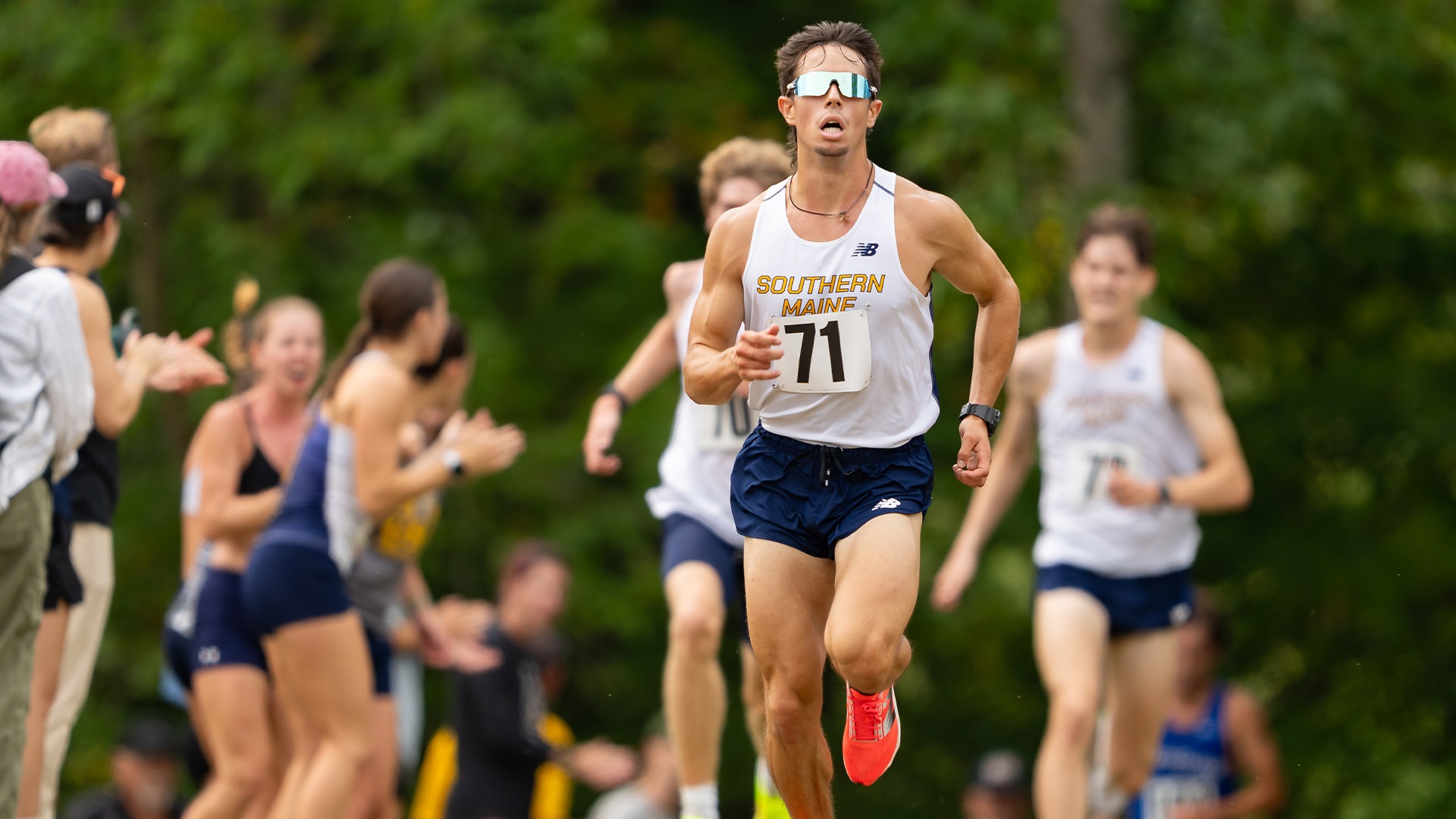 Cyrus Evans Running at 2025 Maine State Meet
