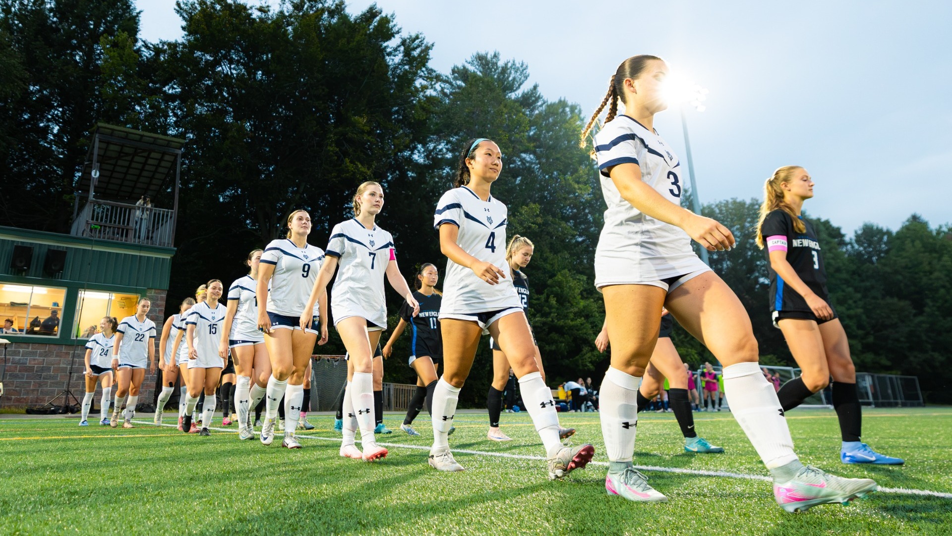 2026 Women's Soccer Starting Lineup Walk Out