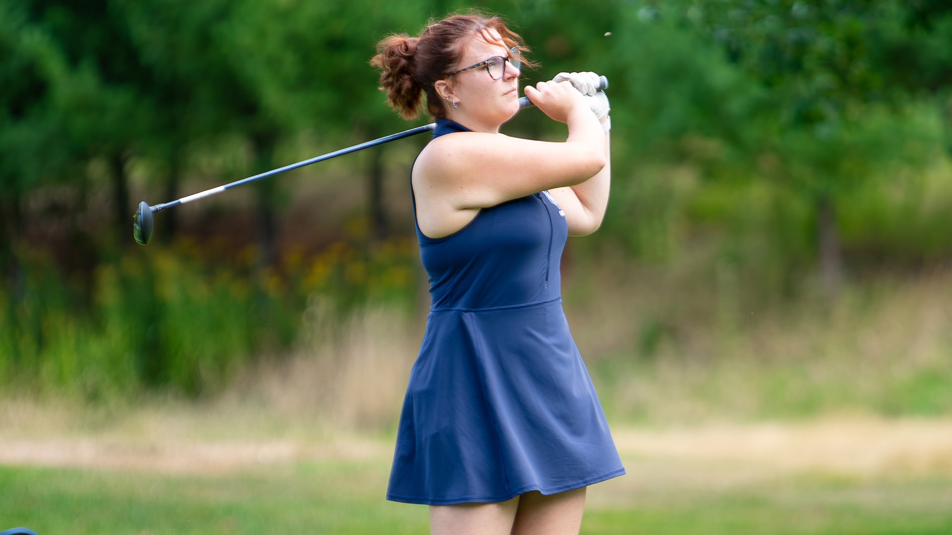 Remy Levin Teeing off at Southern Maine Cup