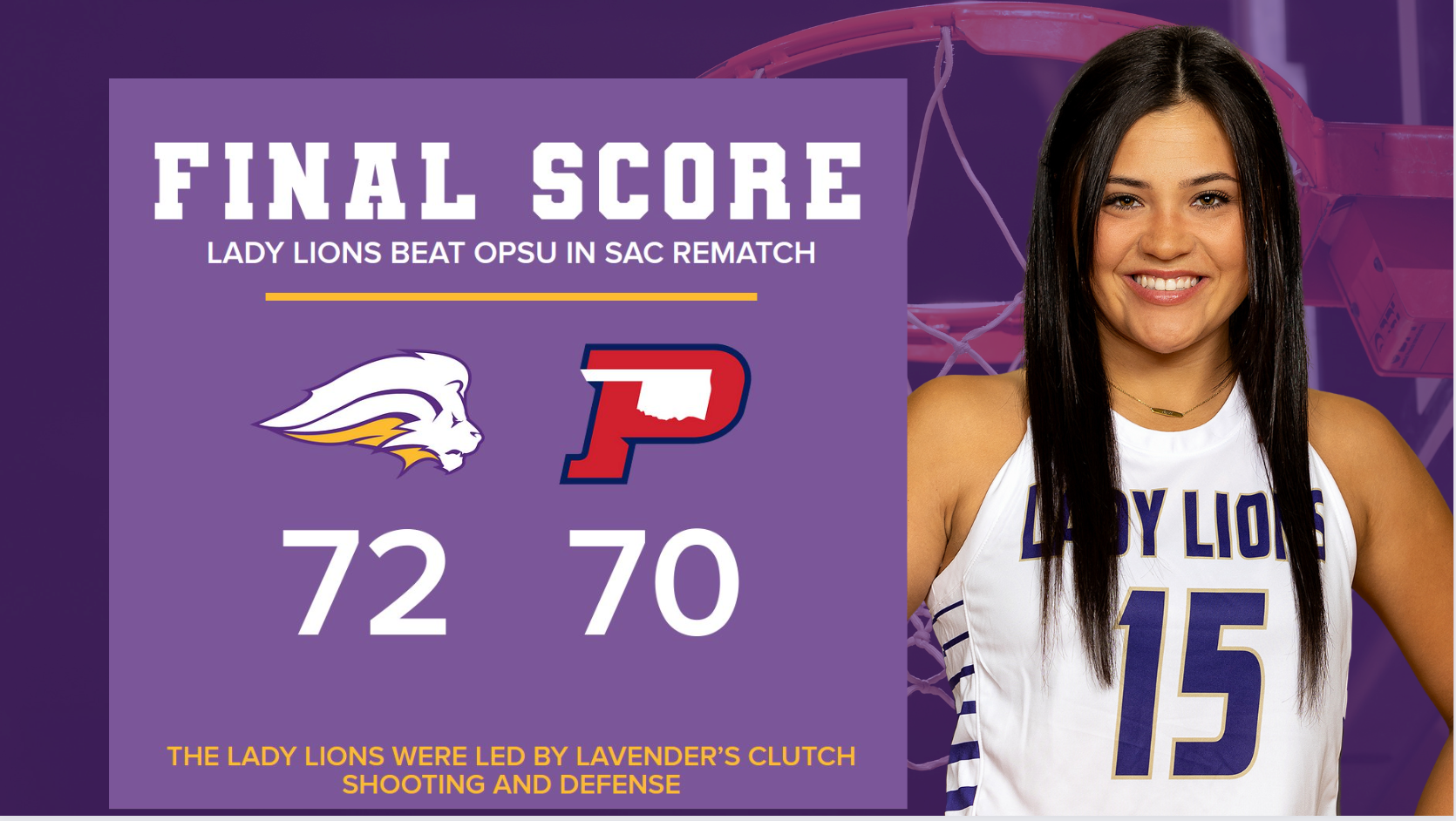 Lady Lions triumph over OPSU in a thrilling finish Southwestern