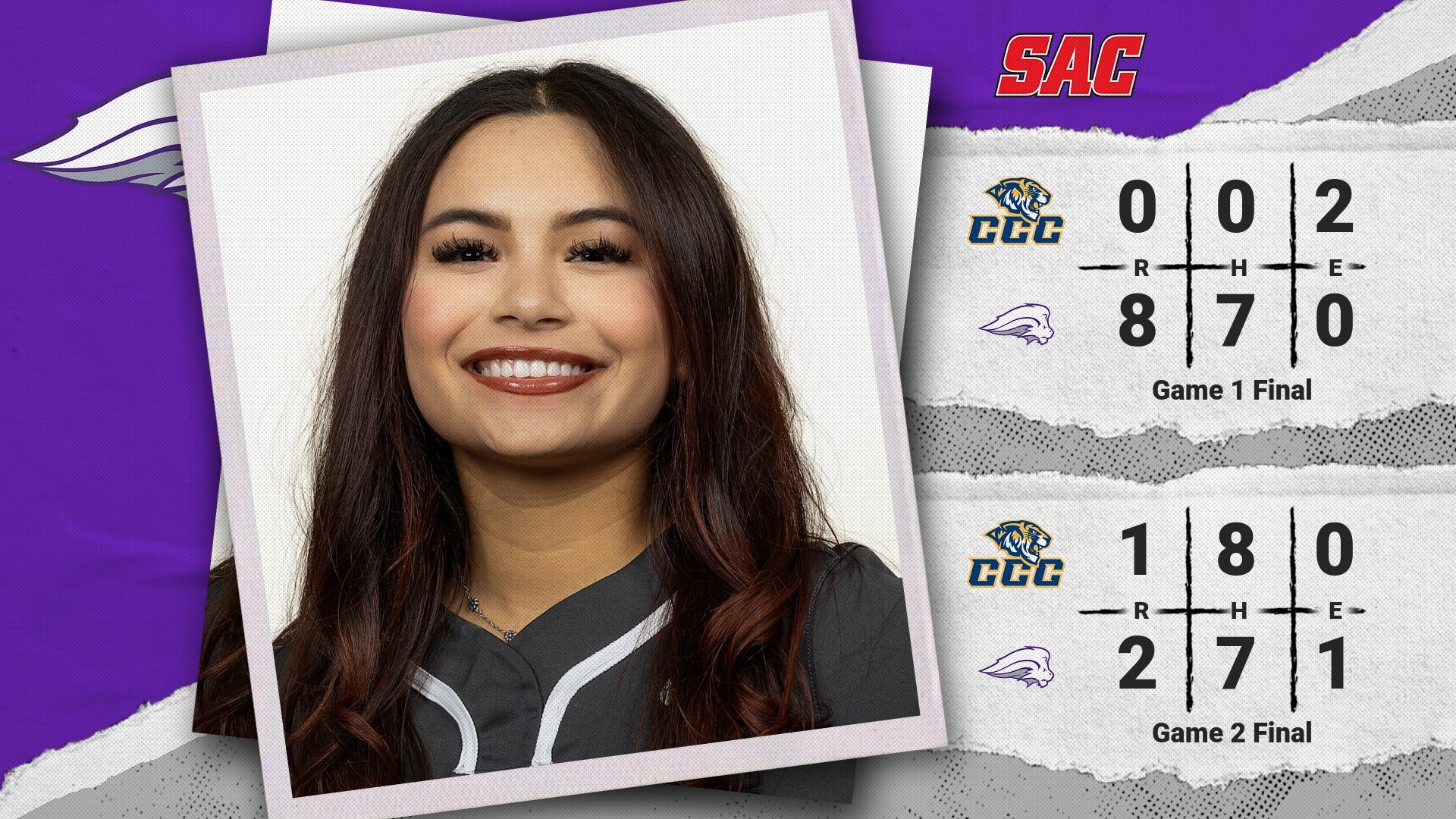 Softball Day 2 CCCK Graphic