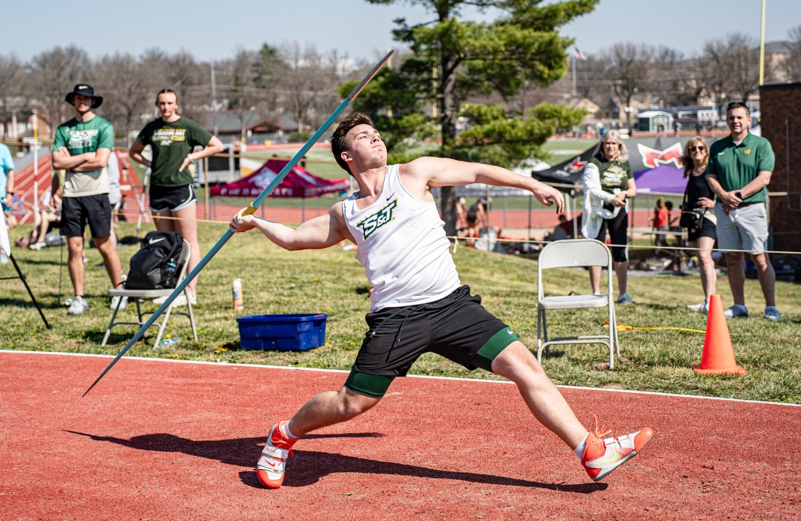 S&T Javelin Thrower in action during the Miner Invitational on March 21
