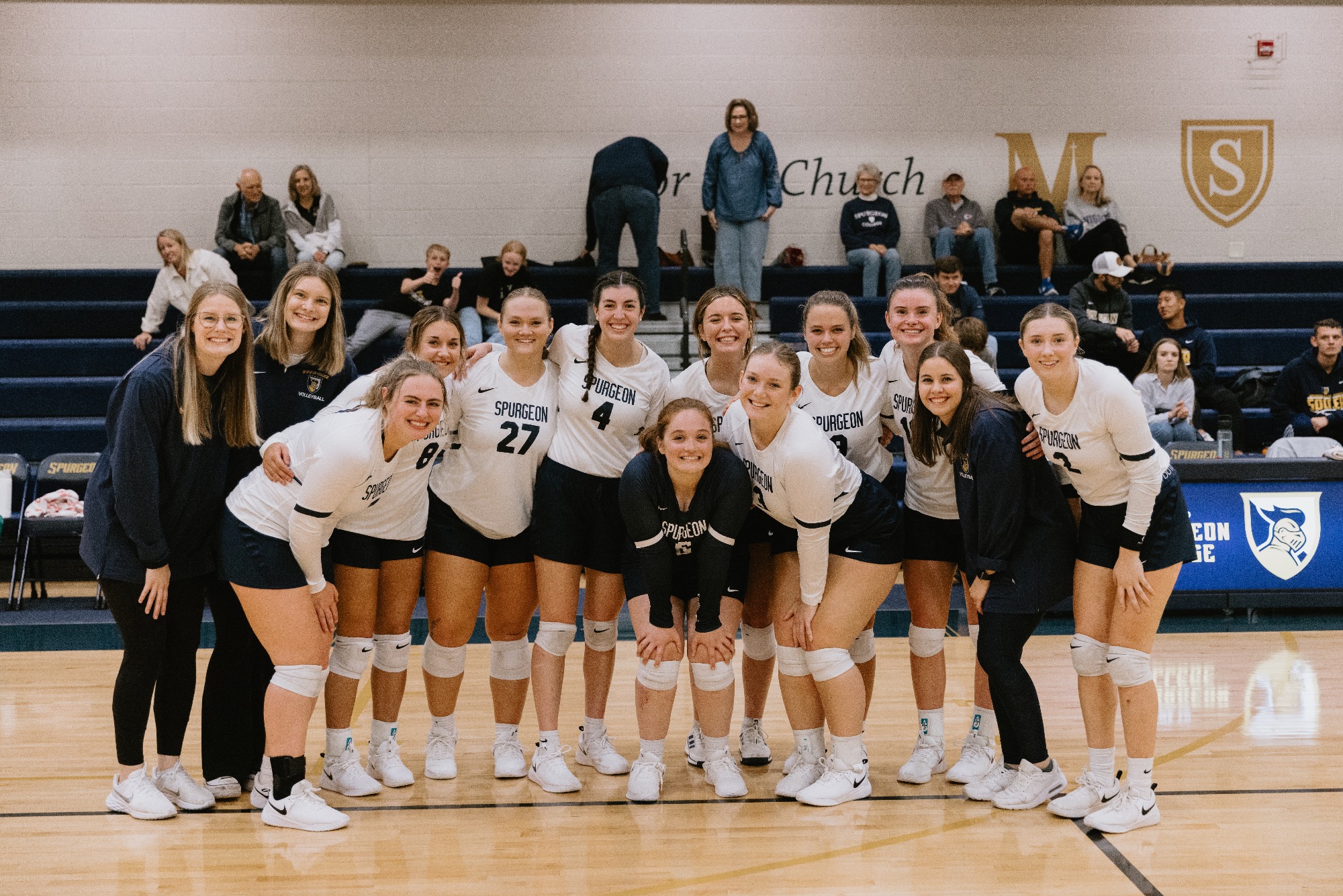 Volleyball Seniors and Founding Coach Celebrated in Home Win Spurgeon