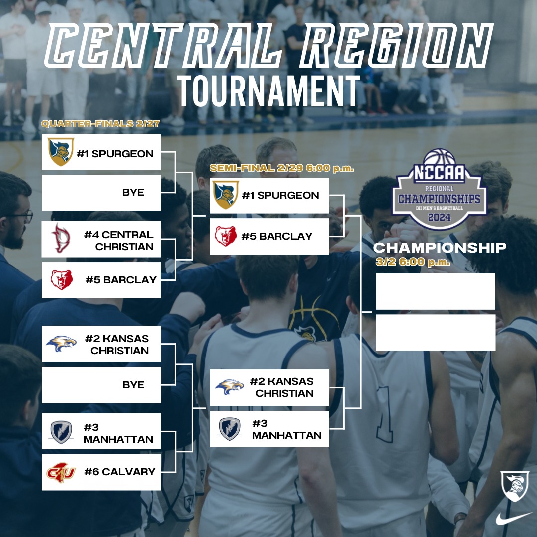 Region Tournament field Set Spurgeon College