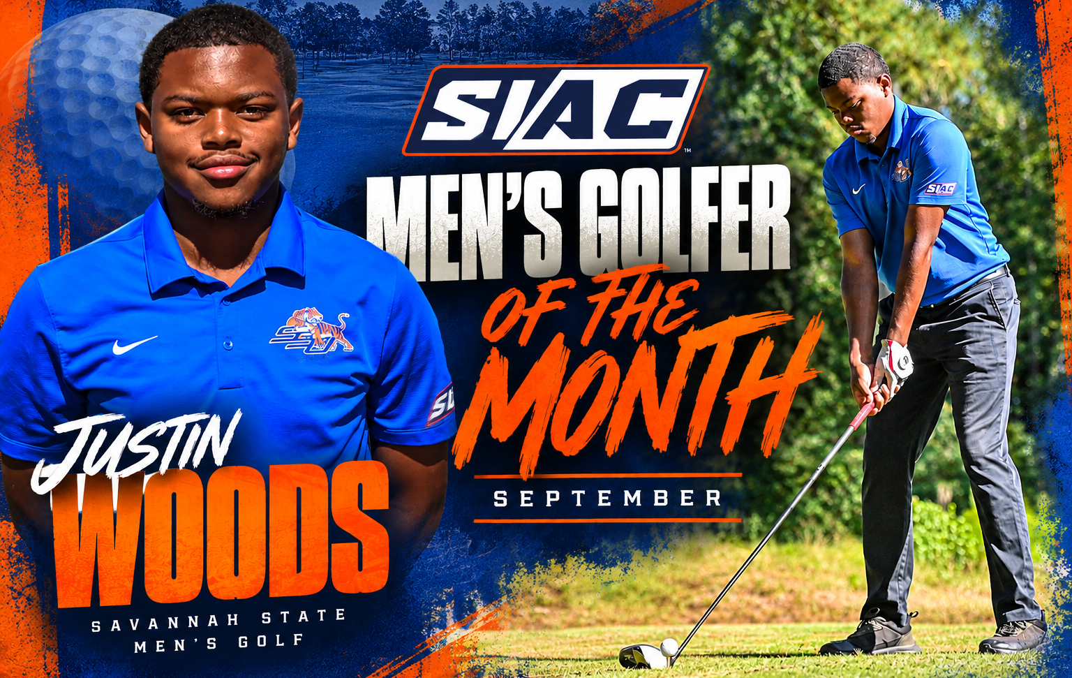 Justin Woods SIAC Men's GOTM Sept. '26
