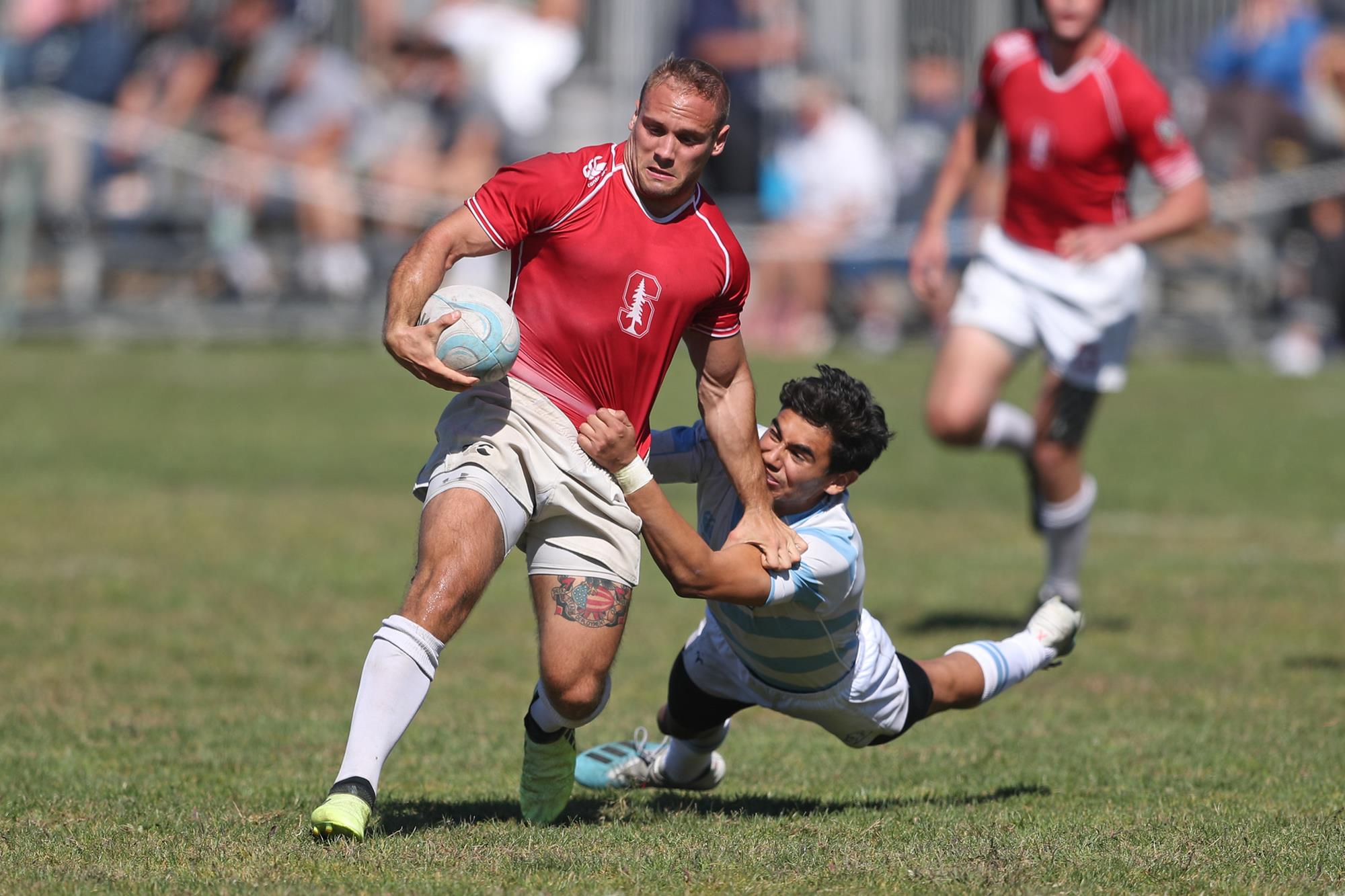 Stephen Palmieri Lieutenant Taking on the Rugby Pitch Stanford