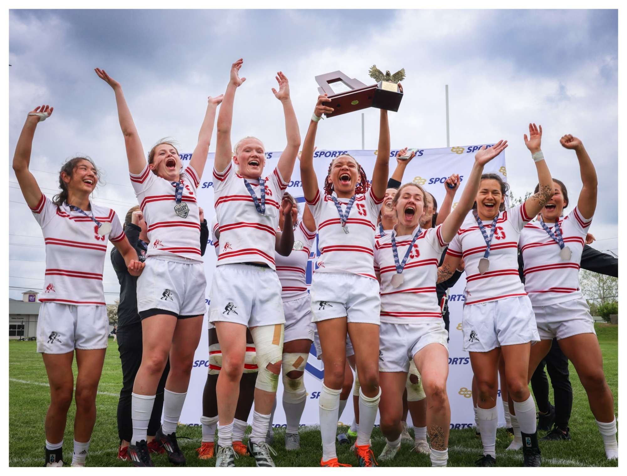 Stanford Women's Rugby defeat Cal to claim the CRAA Challenger 7s National Title