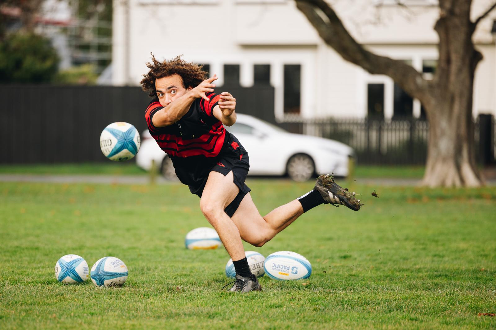 Taki Rifai spent the summer at the Crusaders International Academy in New Zealand