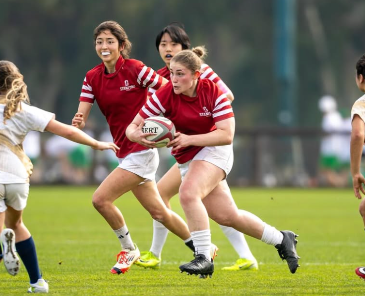 Audrey Kaplan with the carry