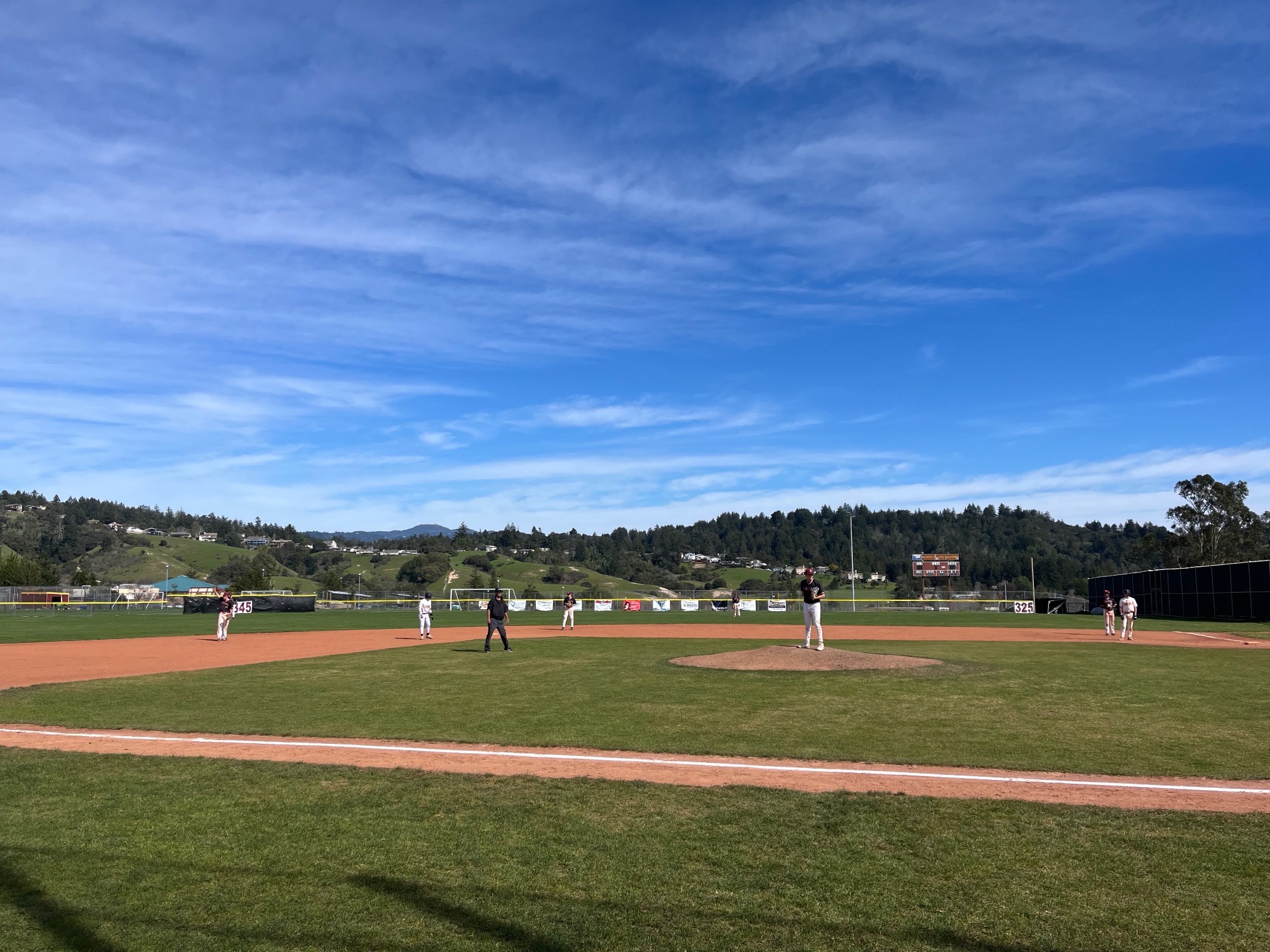 Joseph Seddon on the mound against UC - Santa Cruz