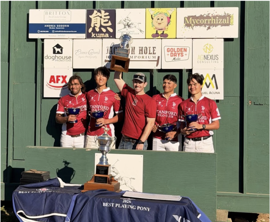 Stanford holds trophy