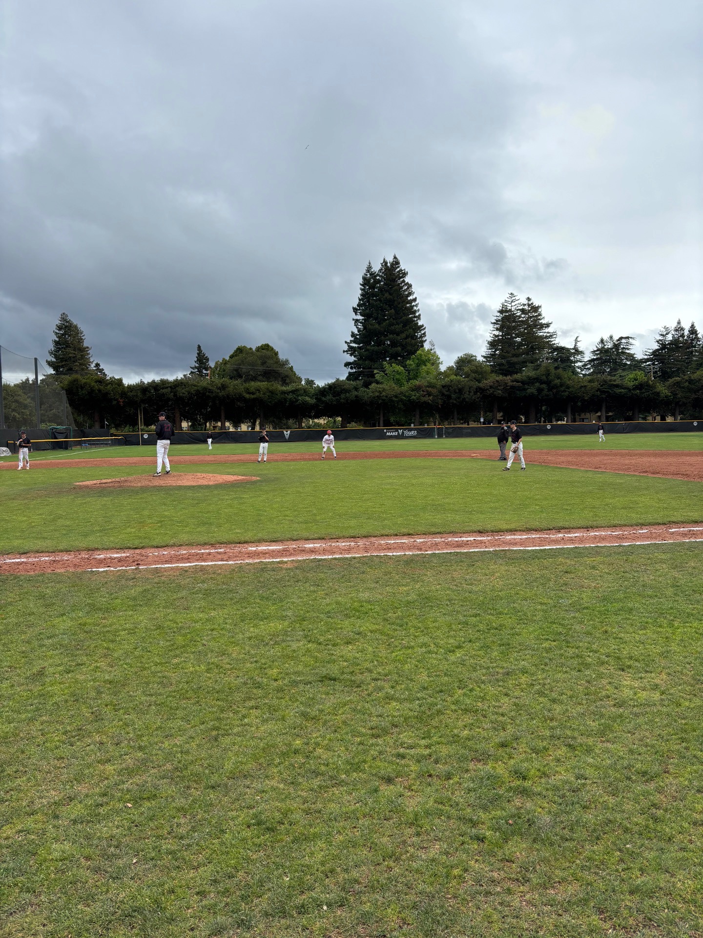 Angel Piña takes a massive lead off second against Santa Clara
