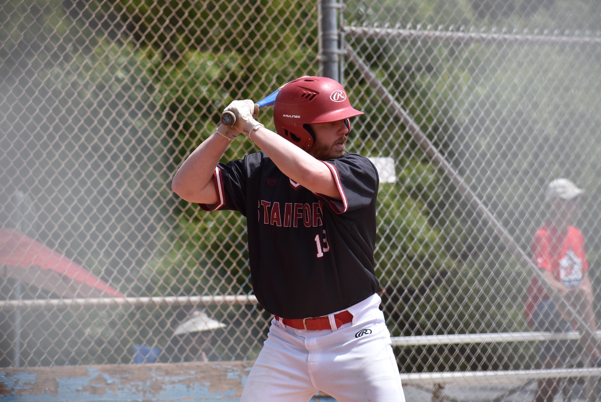 Casey Oden waits for a pitch