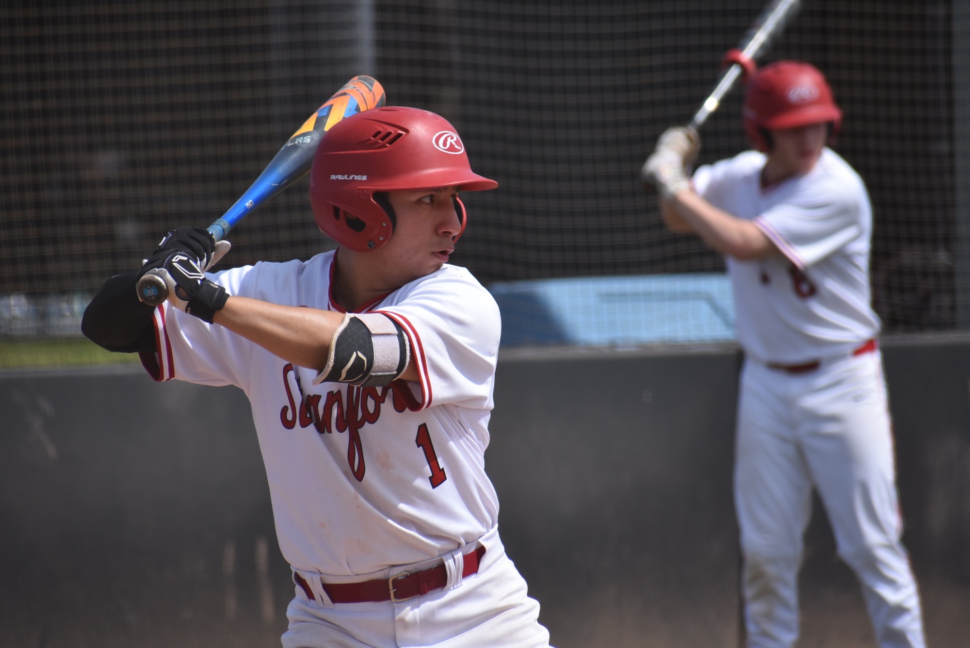 Angel Villeraldo waits for a pitch