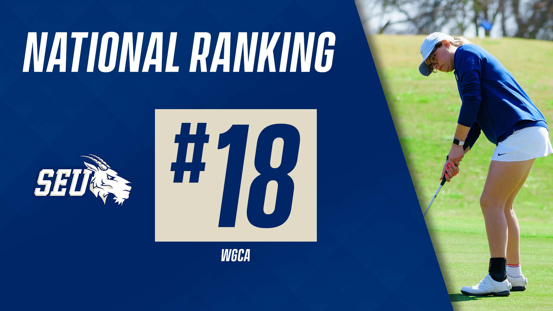 St. Edward's women's golf is ranked 18th in the nation