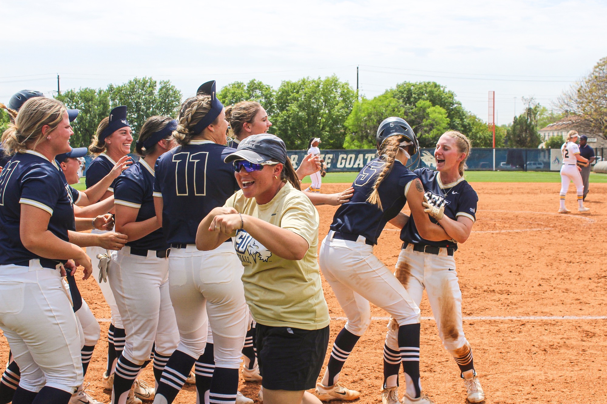 Pelham Delivers WalkOff Double, Softball Defeats Cameron St. Edward