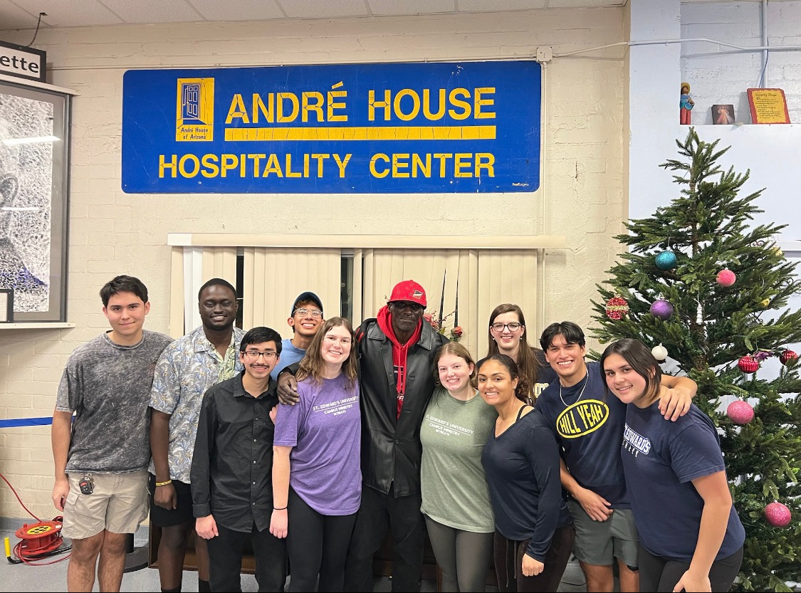 Jahennessy Parra volunteering at Andre House