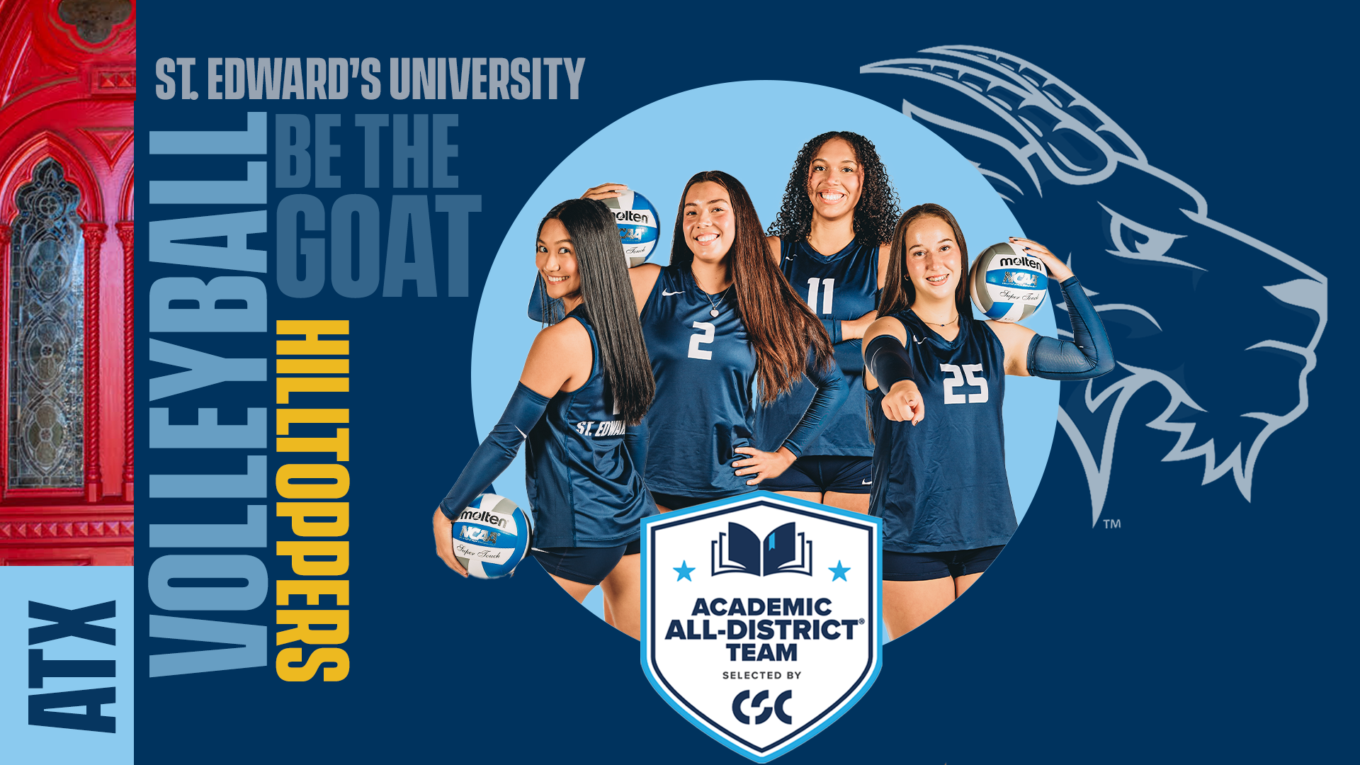 Volleyball Academic All-District Team