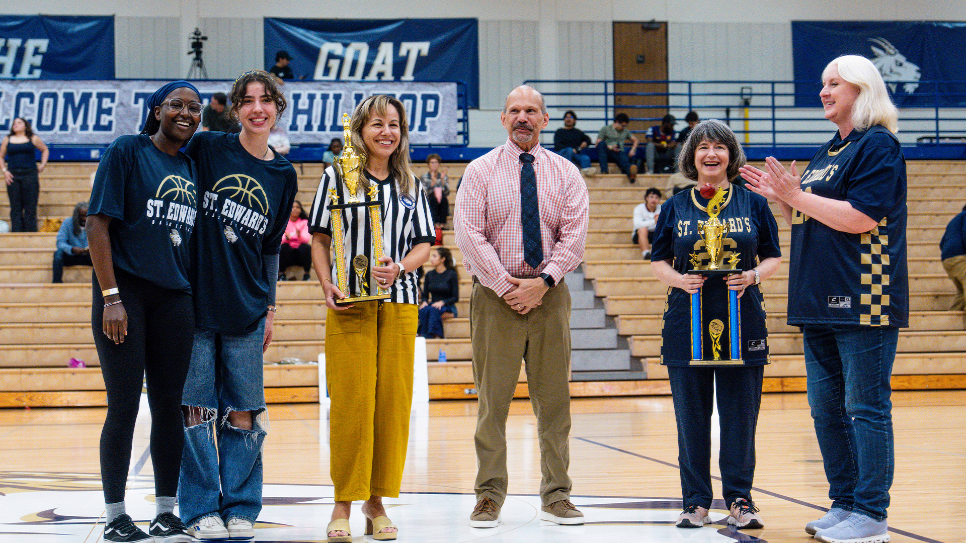 Challenge of the Deans trophy presentation
