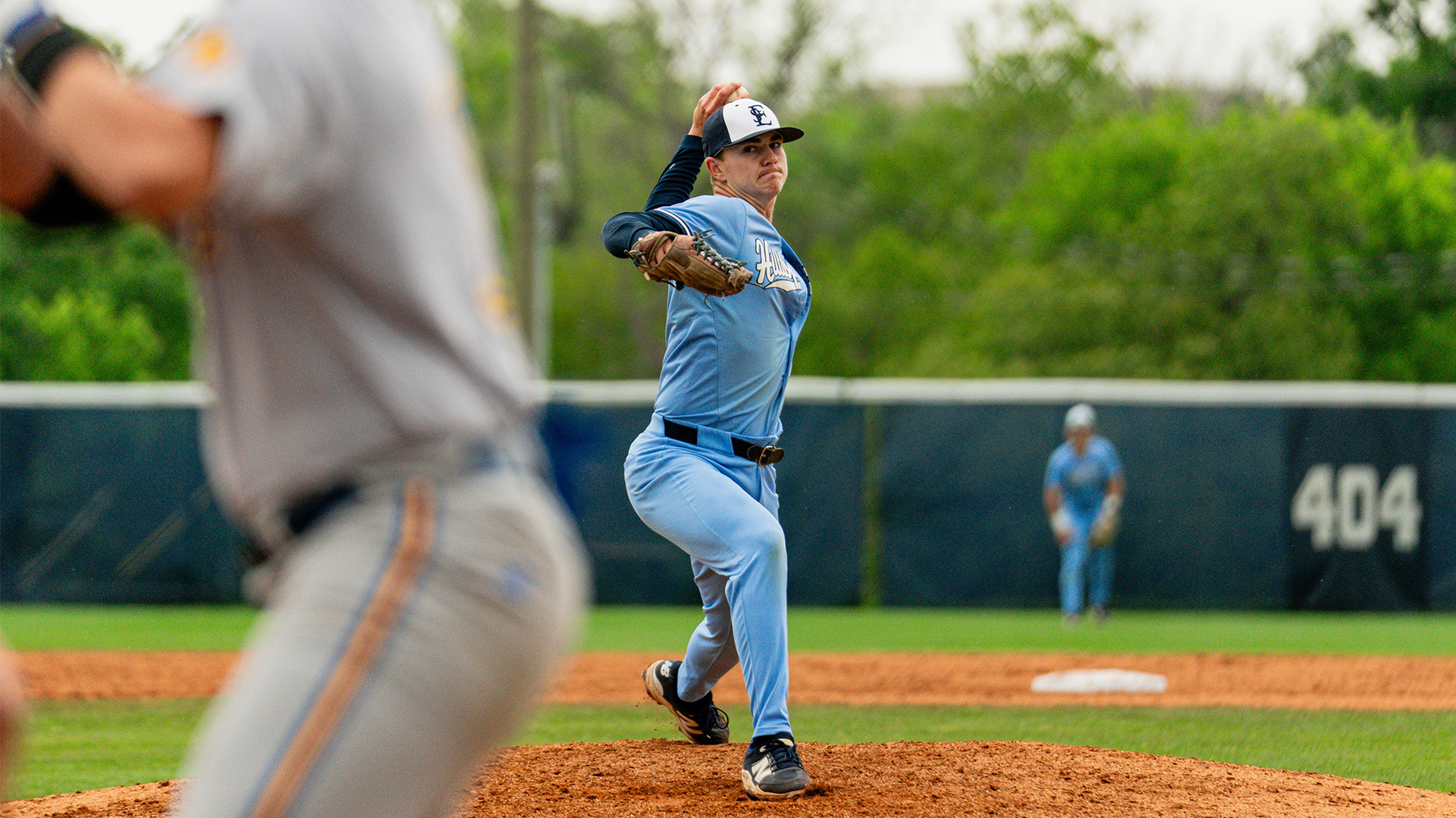 Jacob Glazener pitching