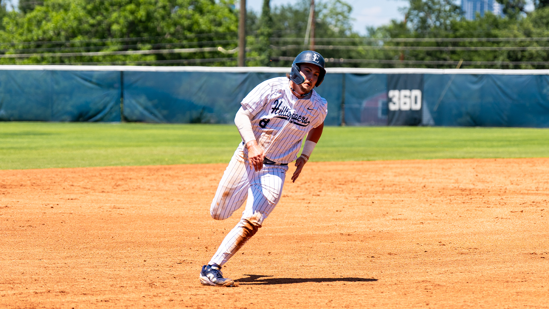 Austin Page rounding third