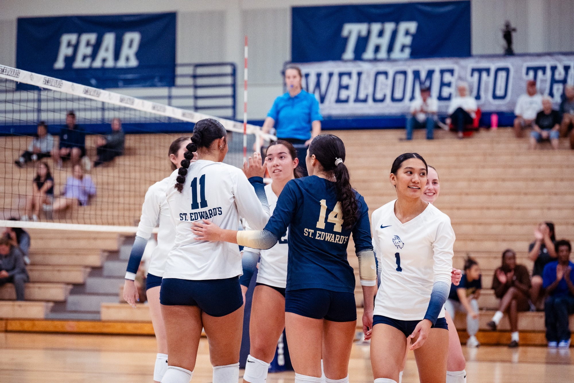 Volleyball huddle