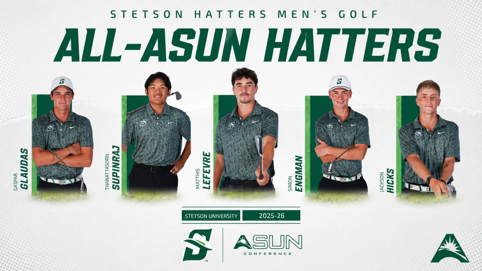 2026 ASUN Men's Golfers