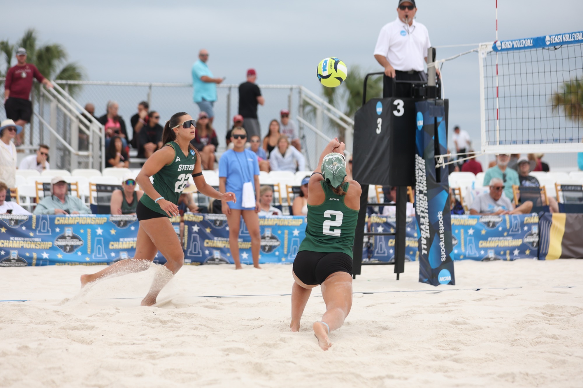 Julia C & Zoe Flueckiger at NCAA