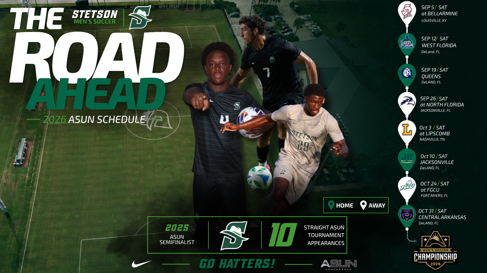 MSOC ASUN Schedule