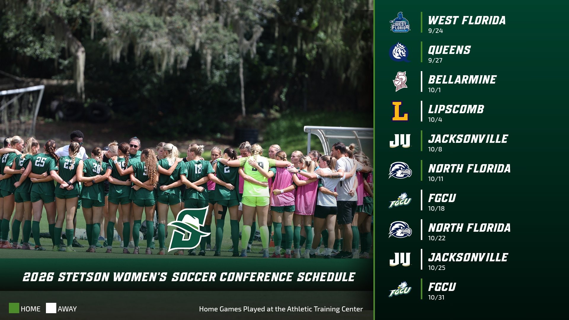 WSOC 26 ASUN Schedule