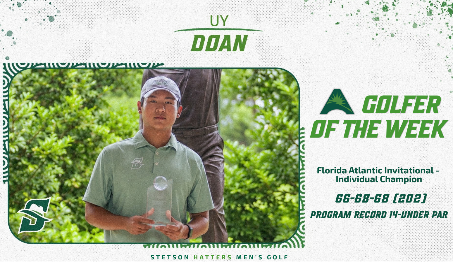 Uy Doan ASUN Golfer of the Week