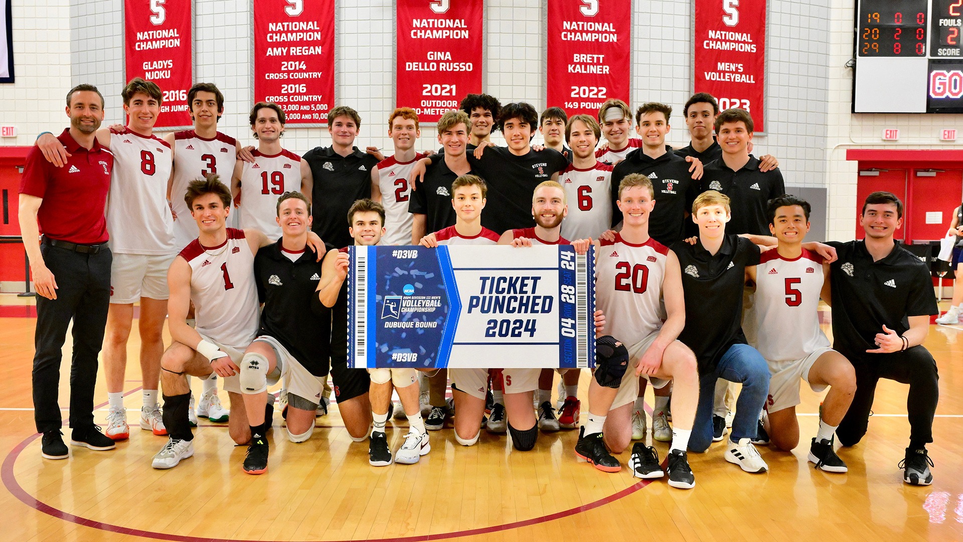 No. 2 Men’s Volleyball Tops No. 6 Juniata in Four Sets to Advance to