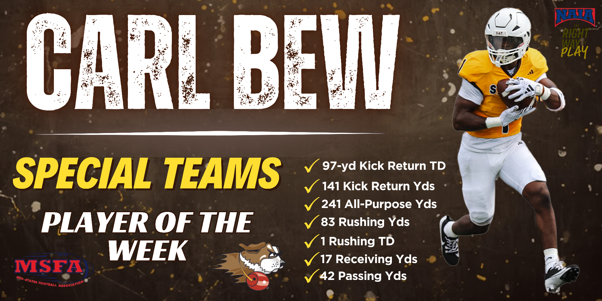 Carl Bew FB STPOW (11/10/25)