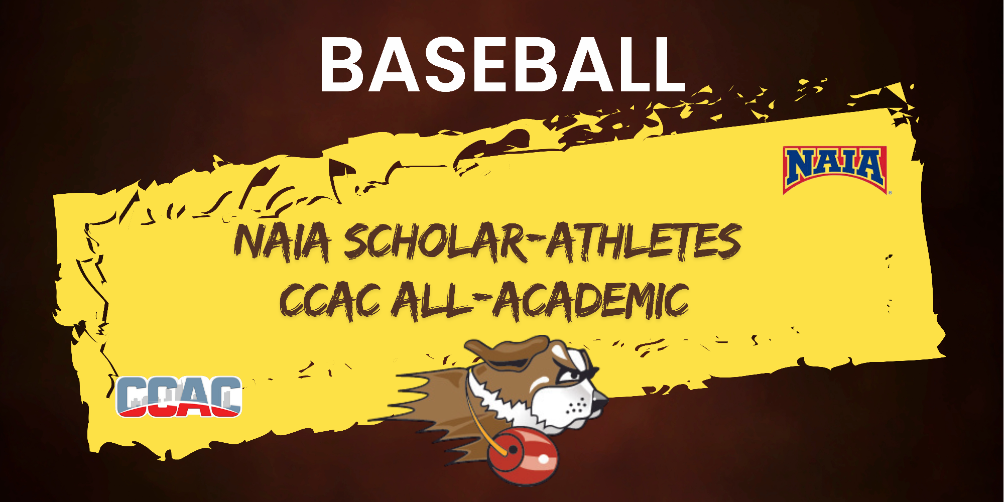 2025 Baseball CCAC NAIA All-Academic