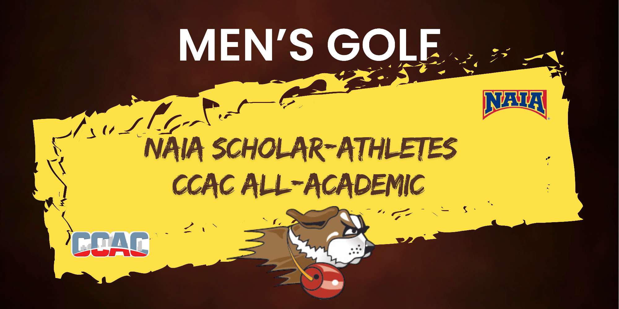 2025 Men's Golf CCAC NAIA All-Academic