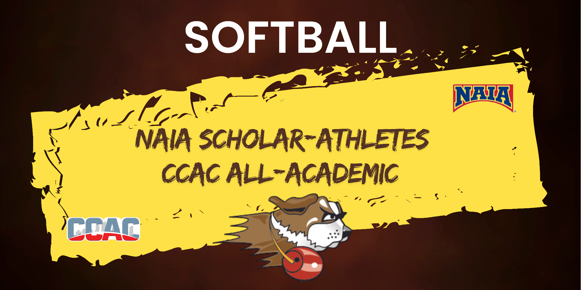 2025 Softball CCAC NAIA All-Academic