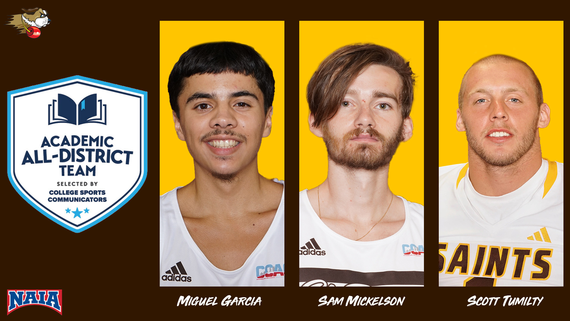 Sam Mickelson, Scott Tumilty, Miguel Garcia MCC_MTRK 2024-25 CSC All-District