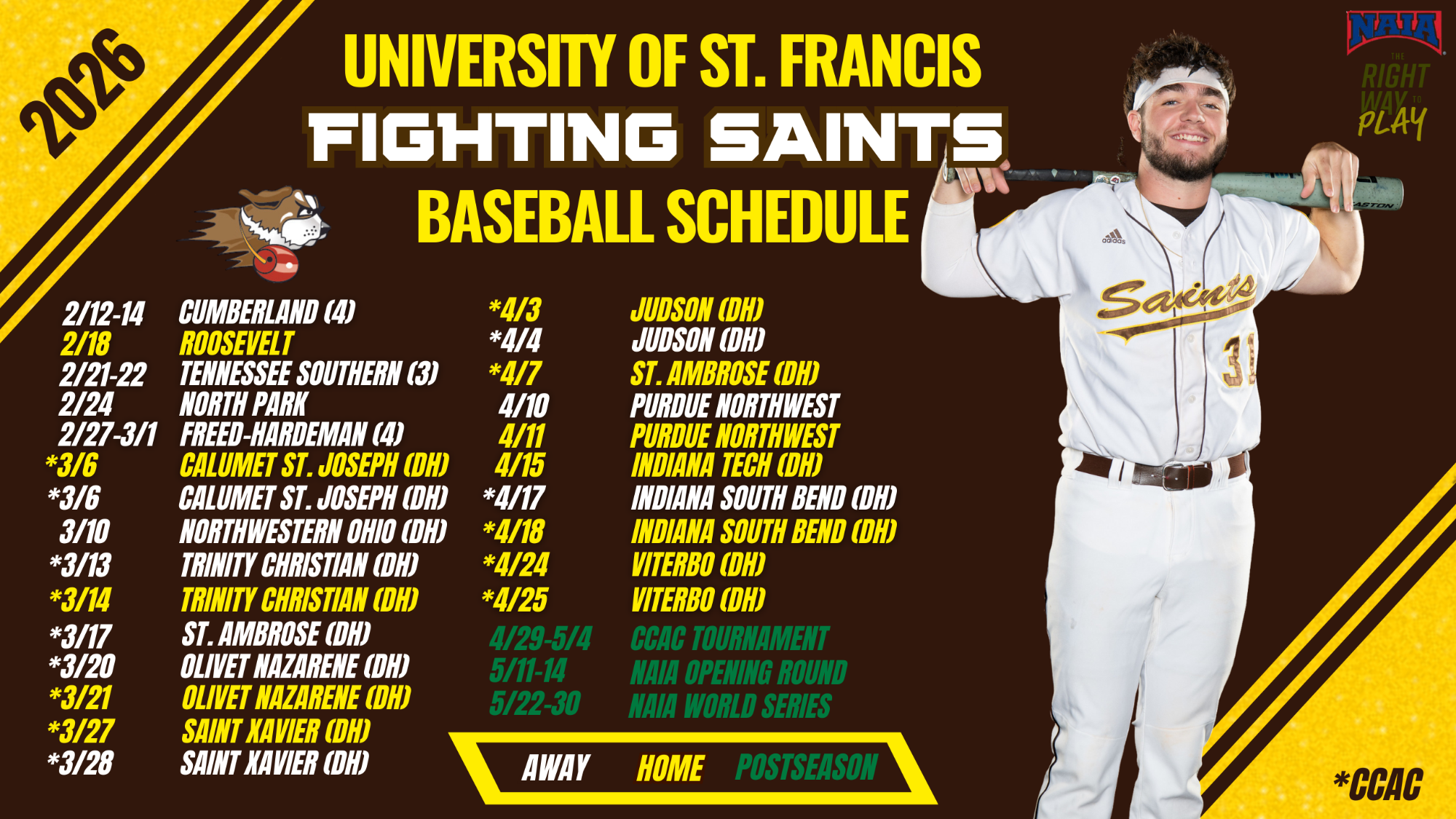 Nate Maliska BB 2026 Schedule Release
