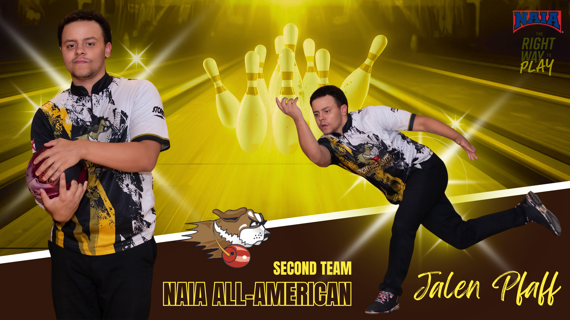 Jalen Pfaff MBWL NAIA Second Team All-American (3-19-26)