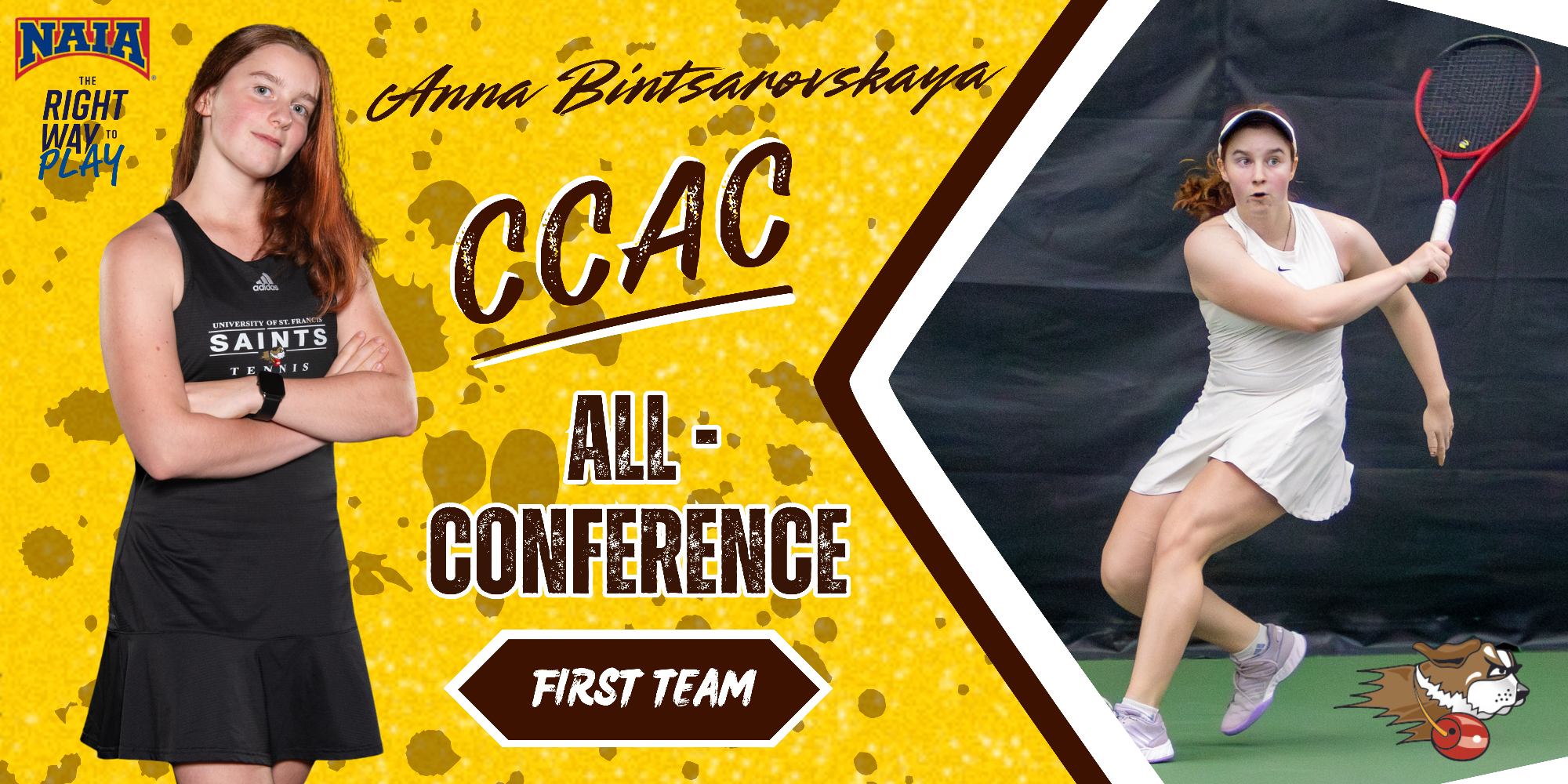 Anna Bintsarovskaya WT 2026 CCAC All-Conference (5-28-26)
