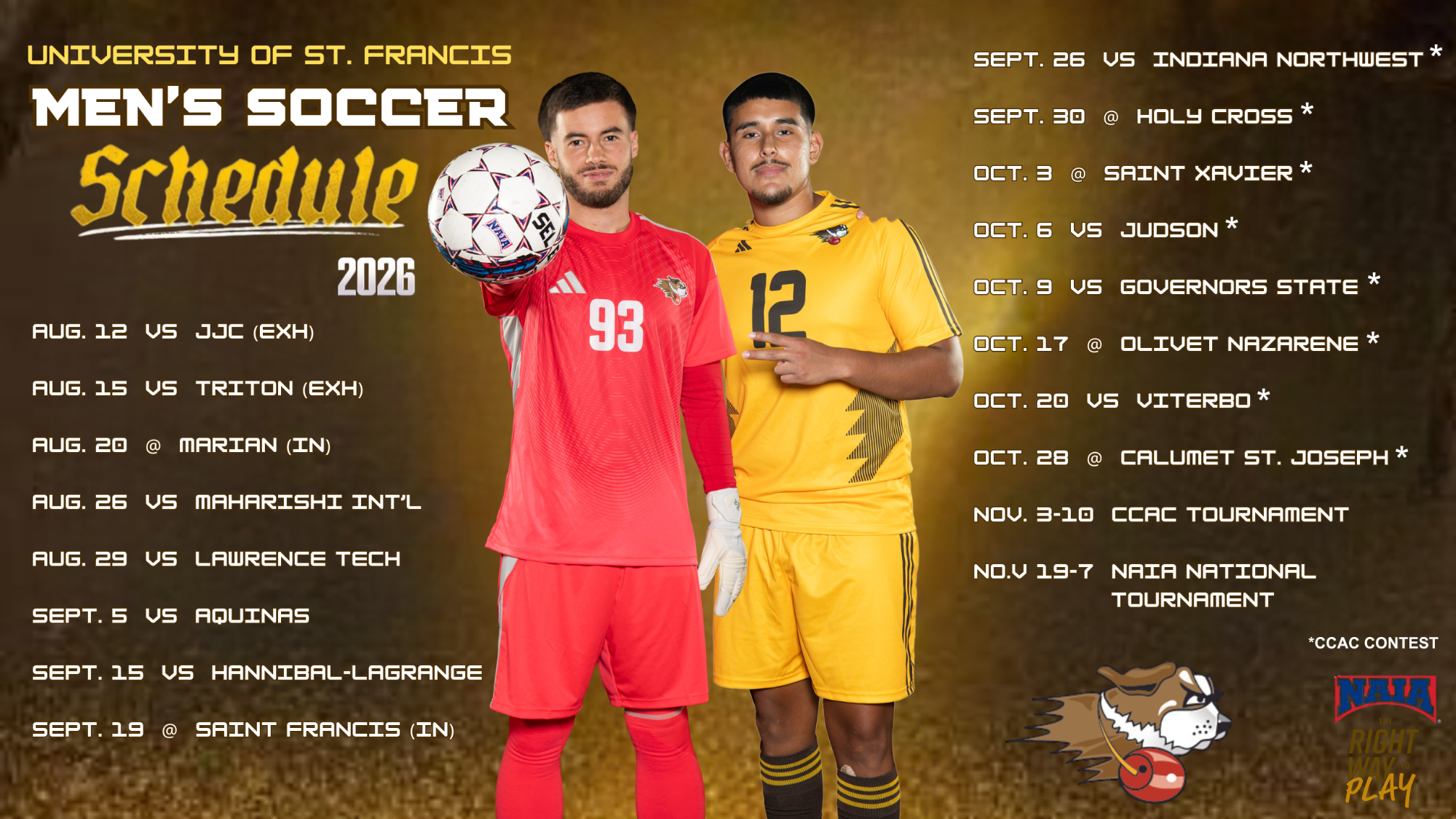 2026 MS Elio Di Gennaro, Miguel Zavala Schedule Release (7-7-26)