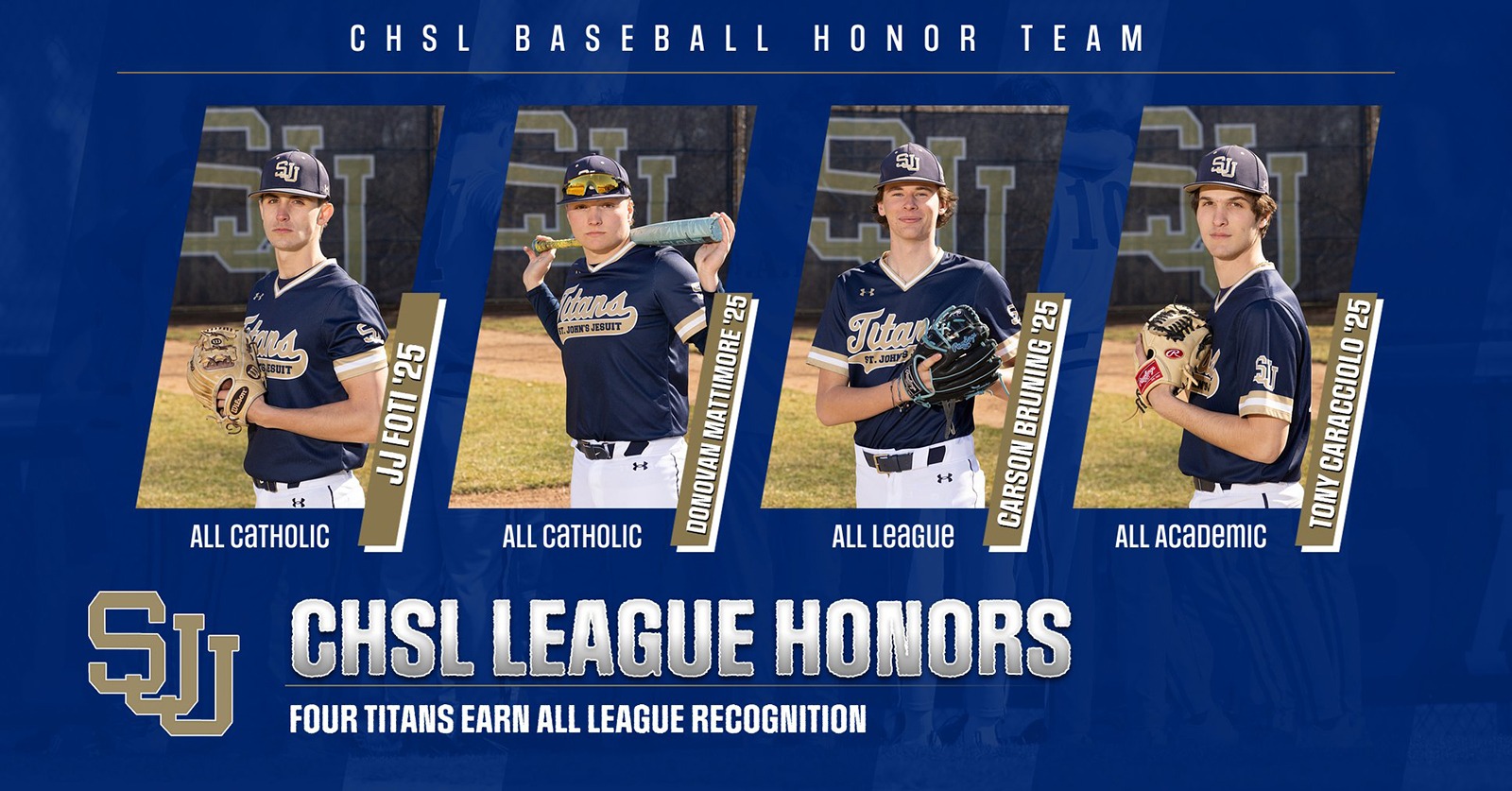 Baseball CHSL Honors