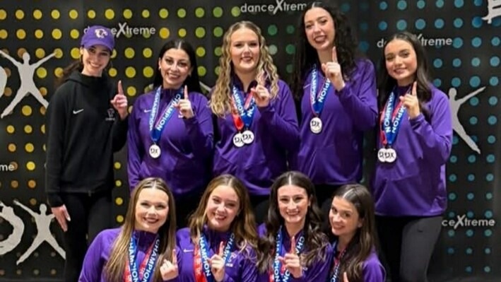 Dance team at regional championship